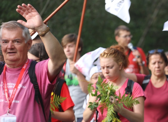 26. Cieszyńska Pielgrzymka na Jasną Górę - na trasie