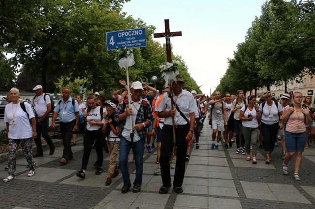 Pielgrzymka diecezji radomskiej - kolumny: opoczyńska, skarżyska i starachowicka