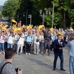 Pielgrzymka diecezji radomskiej - kolumny radomskie