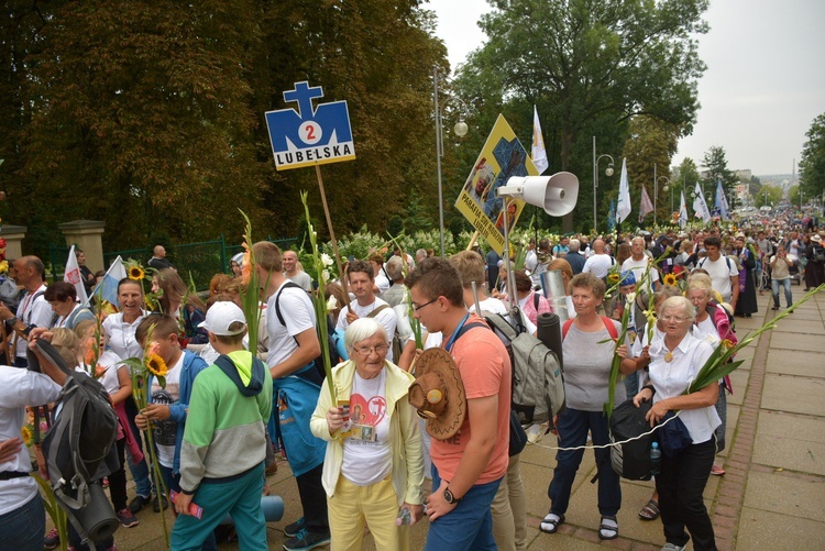 Pielgrzymi w Częstochowie