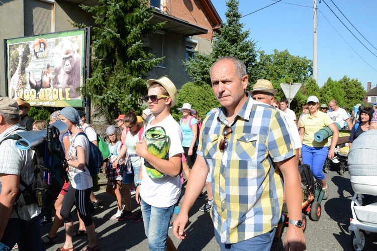 Pielgrzymkowe zejście z Góry św. Anny