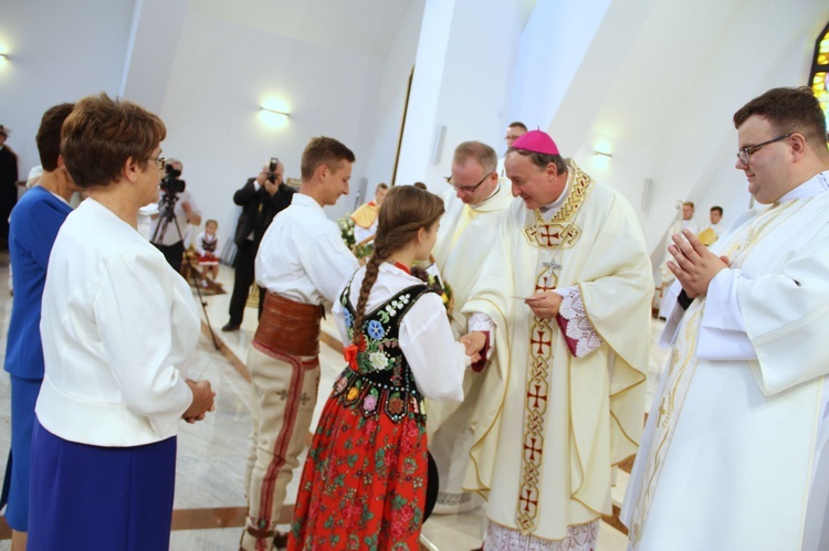 Poświęcenie kościoła w Woli Piskulinej