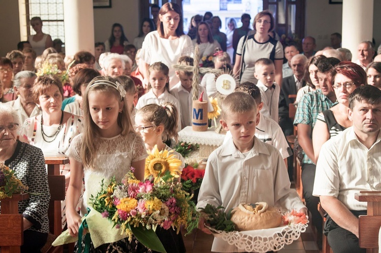 Dożynki parafialne w par. Wadowice Górne