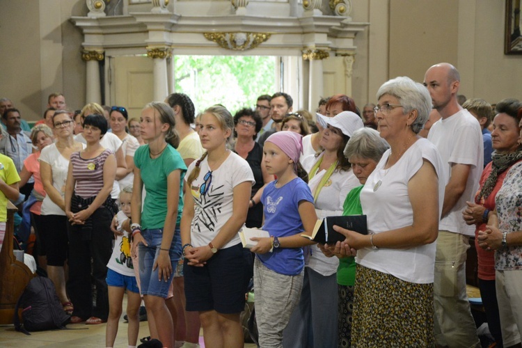 Pielgrzymkowa Eucharystia u św. Wawrzyńca