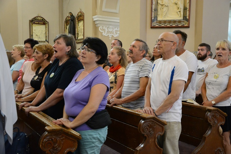 Pielgrzymkowa Eucharystia u św. Wawrzyńca