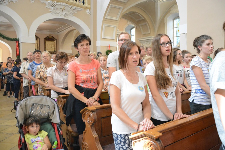 Pielgrzymkowa Eucharystia u św. Wawrzyńca