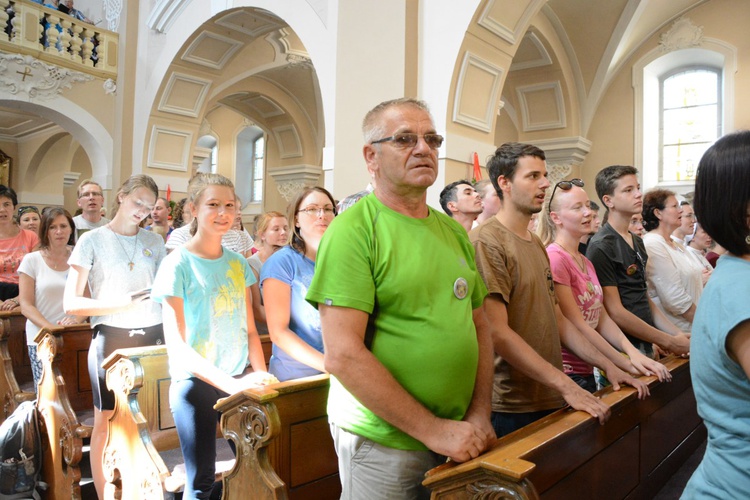 Pielgrzymkowa Eucharystia u św. Wawrzyńca