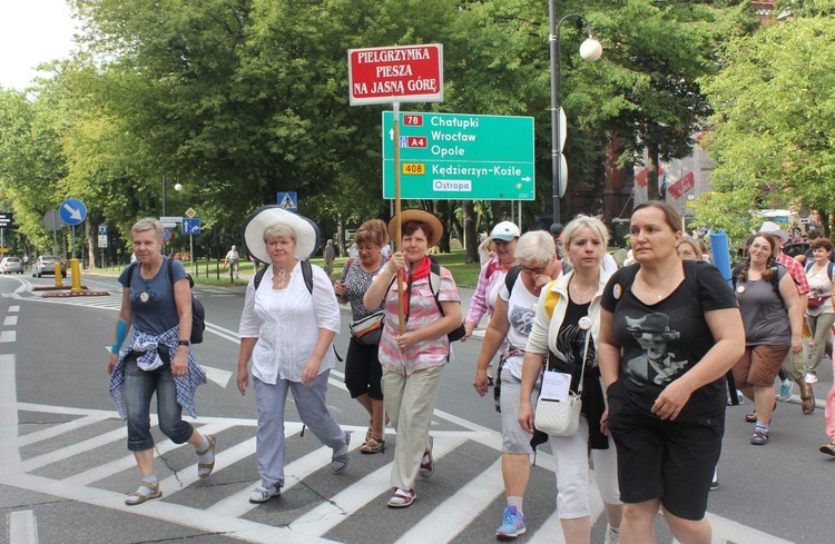 Rozpoczęcie Pieszej Gliwickiej Pielgrzymki na Jasną Górę 