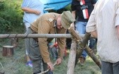 Msza św. w leśnej kaplicy na Baraniej Cisieckiej