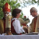 Msza św. w leśnej kaplicy na Baraniej Cisieckiej