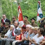 Msza św. w leśnej kaplicy na Baraniej Cisieckiej