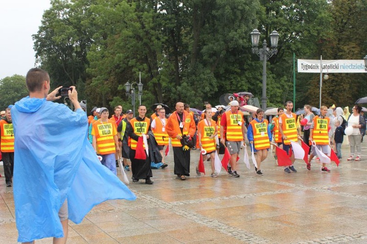 Pielgrzymi na Jasnej Górze