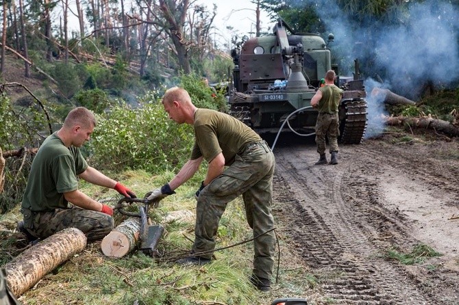 Rytel kilka dni po nawałnicy