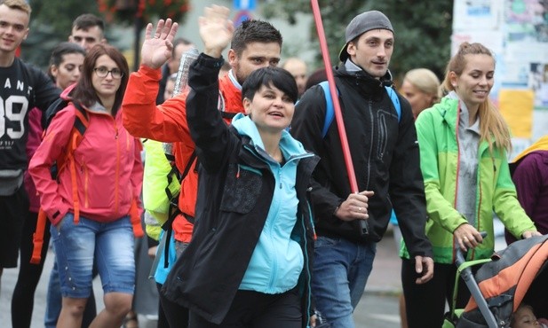 Radosnego ducha pobudki widać było u pielgrzymów już od pierwszych kroków...