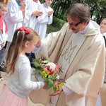 Błogosławieństwo groty Matki Bożej z Lourdes w Bińczu