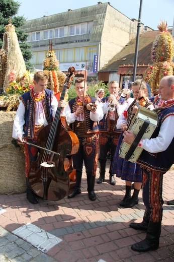 Dożynki wojewódzkie w Bobowej