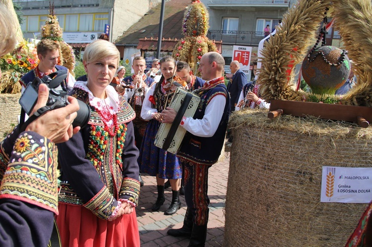 Dożynki wojewódzkie w Bobowej