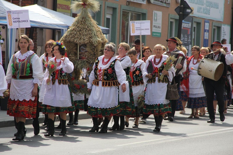 Dożynki wojewódzkie w Bobowej