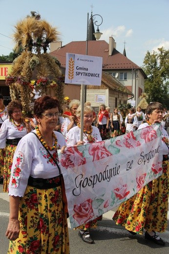 Dożynki wojewódzkie w Bobowej