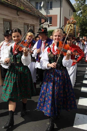 Dożynki wojewódzkie w Bobowej