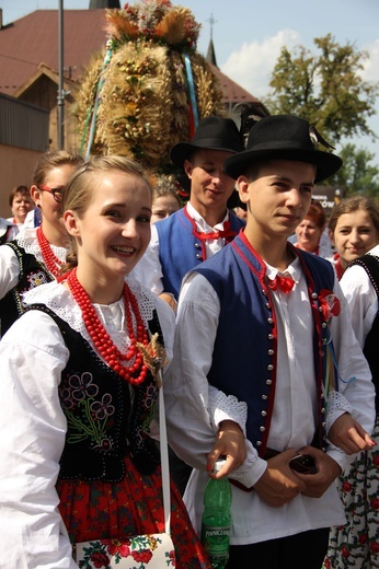 Dożynki wojewódzkie w Bobowej