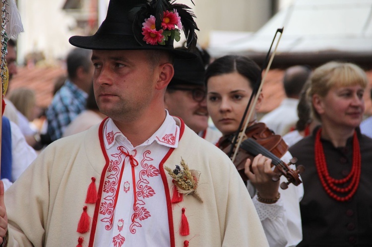 Dożynki wojewódzkie w Bobowej