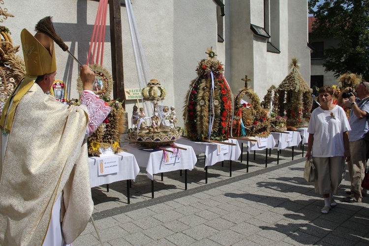 Dożynki wojewódzkie w Bobowej