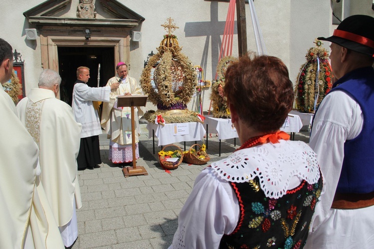 Dożynki wojewódzkie w Bobowej