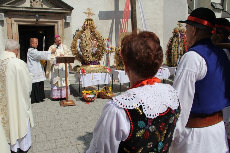 Dożynki wojewódzkie w Bobowej