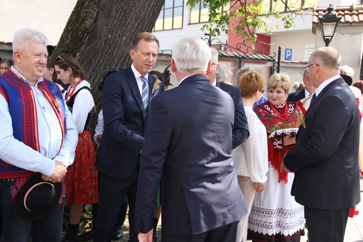 Dożynki wojewódzkie w Bobowej