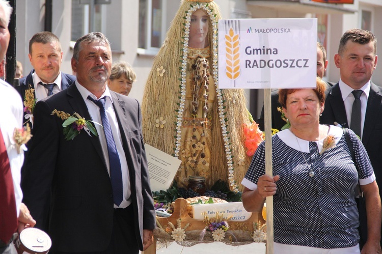 Dożynki wojewódzkie w Bobowej