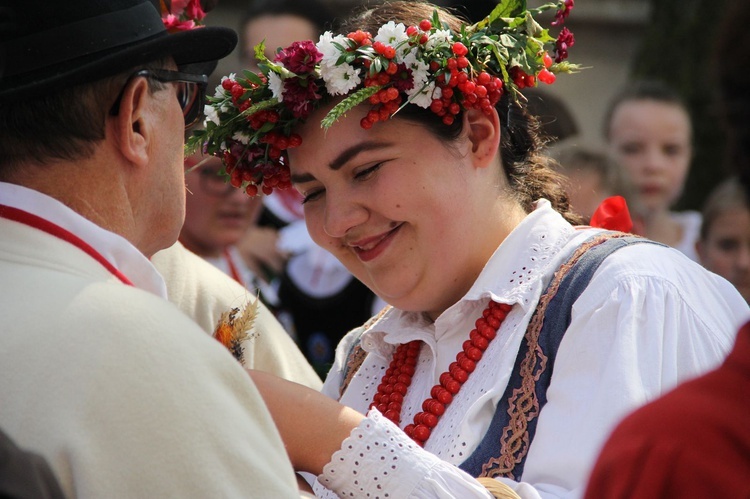 Dożynki wojewódzkie w Bobowej