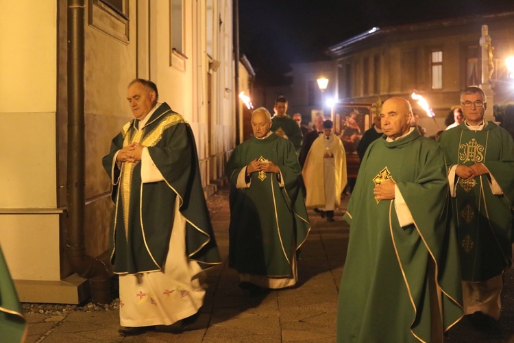 Bp Roman Pindel na nabożeństwie pompejańskim w Skoczowie - 2 września 2017