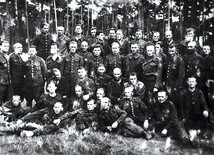 Polscy jeńcy wojenni w Lamsdorf.