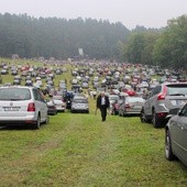 Dojazd na uroczystości do Gietrzwałdu