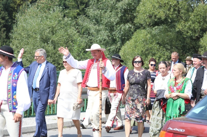 Korowód górali karpackich przez Istebną - 2017