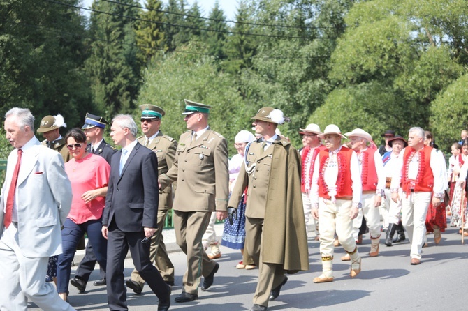 Korowód górali karpackich przez Istebną - 2017