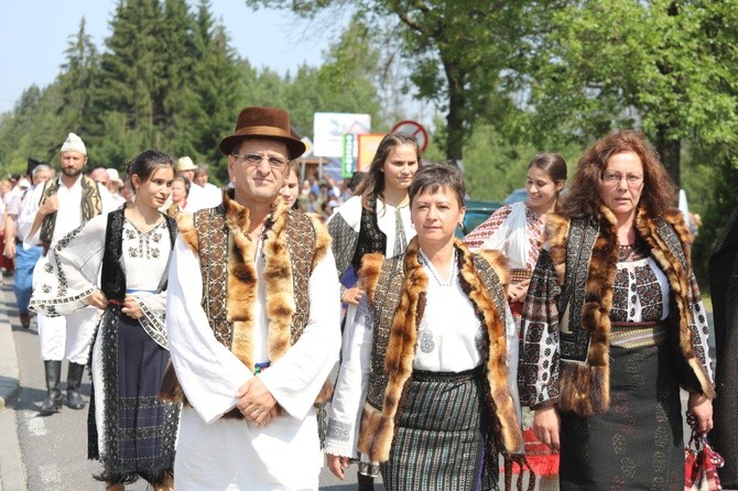 Korowód górali karpackich przez Istebną - 2017