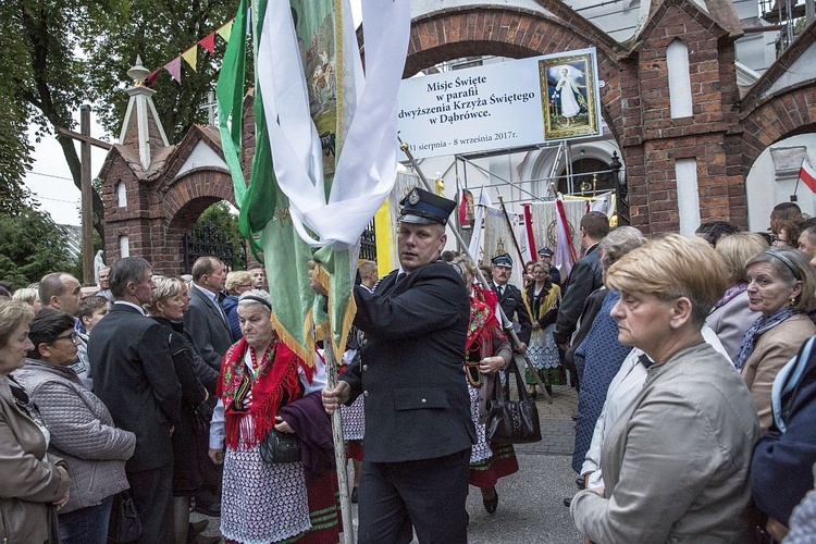 Dąbrówka. Powitanie jasngórskiej ikony