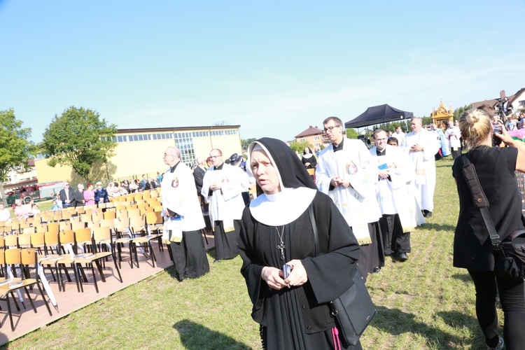 Procesja z obrazem na plac koronacyjny