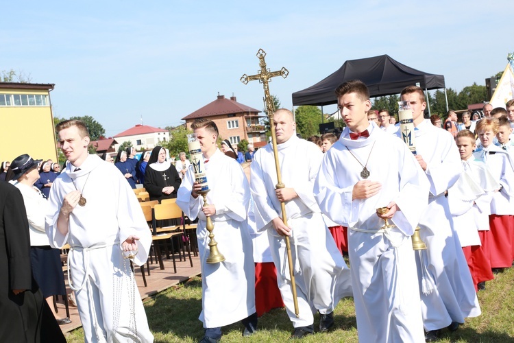 Procesja z obrazem na plac koronacyjny