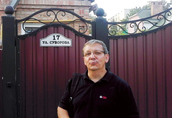 Ks. Piotr Kuszman SCJ w Tyraspolu.