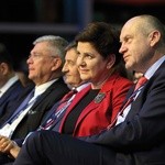 Premier Beata Szydło odebrała w Krynicy nagrodę Człowieka Roku.