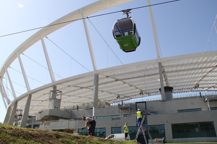 Stadion Śląski przed otwarciem