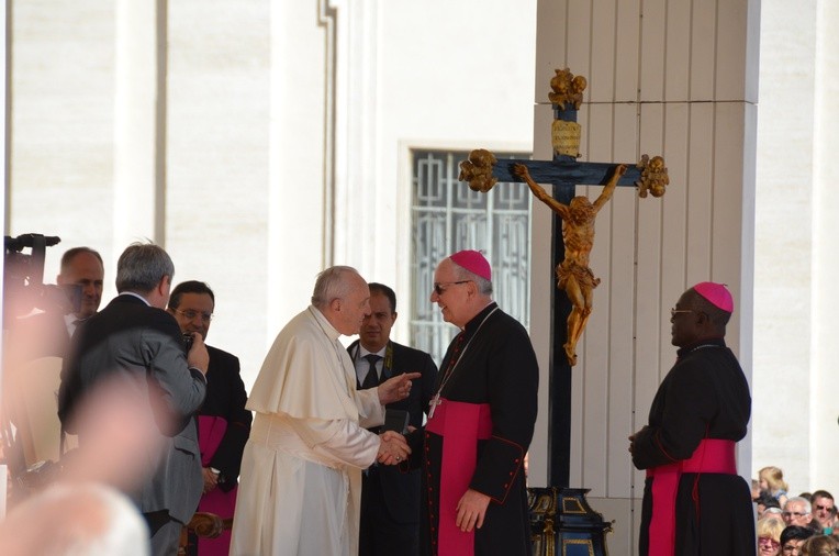 Zdjęcia ze spotkania z papieżem Franciszkiem
