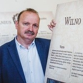 ▲	Michał Rzepiak zachęca do współpracy w ramach nowo utworzonego Domu Kresy.