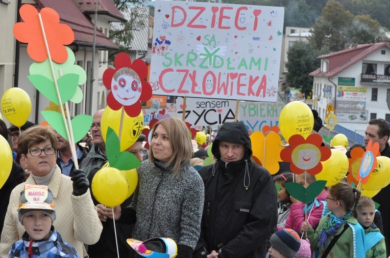 Ubiegłoroczny Marsz dla życia i rodziny w Limanowej