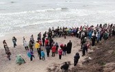 Różaniec do Granic na plaży w Ustce