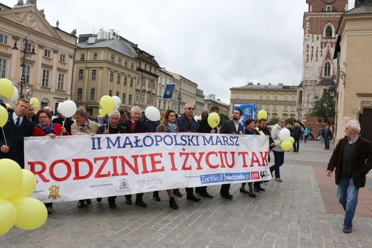 II Małopolski Marsz "Rodzinie i Życiu Tak!"