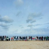 Różaniec do Granic w okolicach Westerplatte. 
7.10.2017 Gdańsk